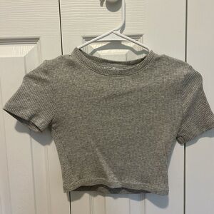 Zara Small Grey Crop Top
